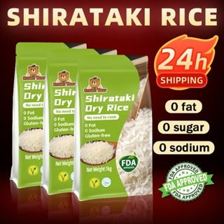 Dried Shirataki Rice 1kg/2kg/3kg Konjac Rice Tasty Low Carb Shirataki Rice 0 fat